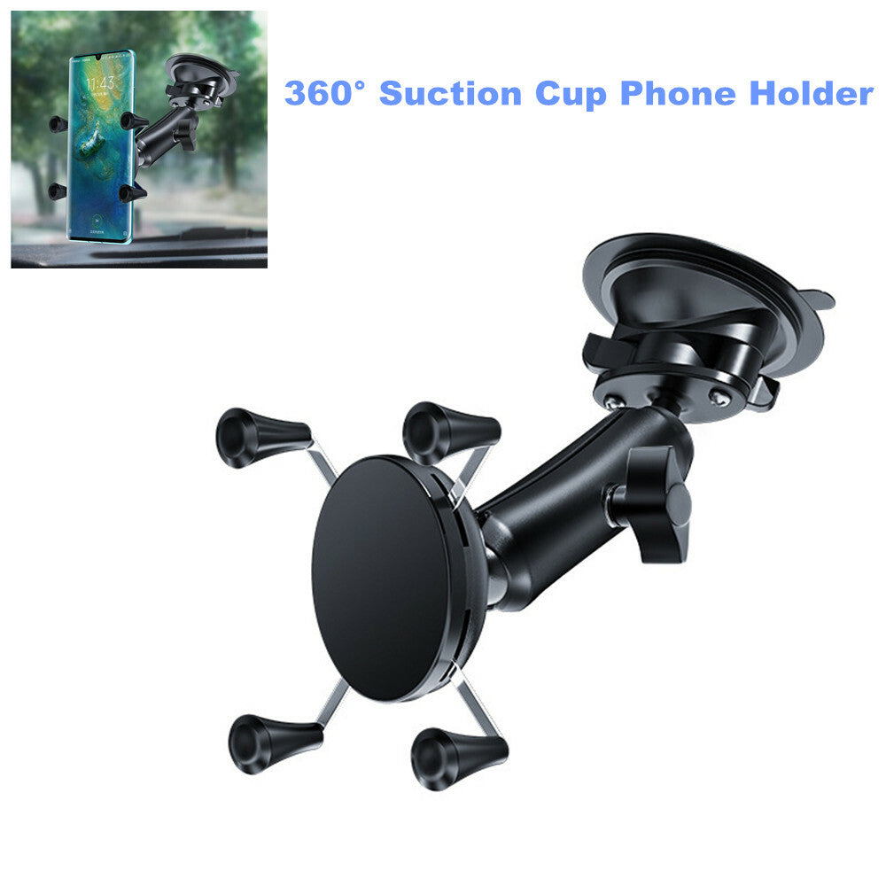 360° suction cup phone holder for windshield/dashboard/tablet/tablet holder clip n