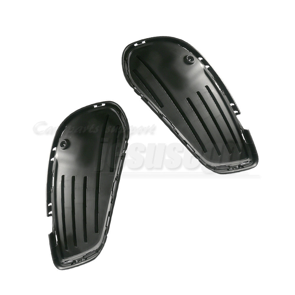 2Pcs Front Bumper Fog Grille Cover for Mercedes for Benz C-Class W205 2015-2018 Q