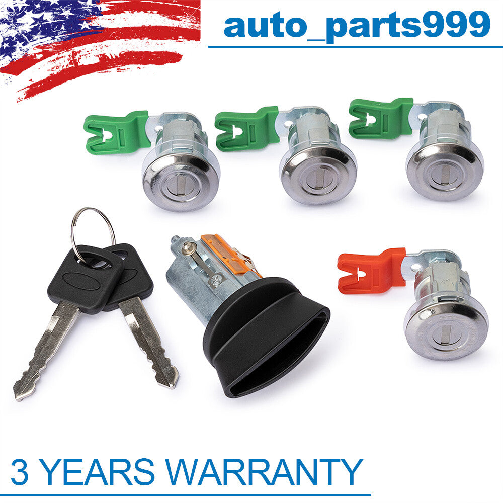 Tailgate and door lock cylinder ignition kit for 98-07 F-350 SUPER DUTY n