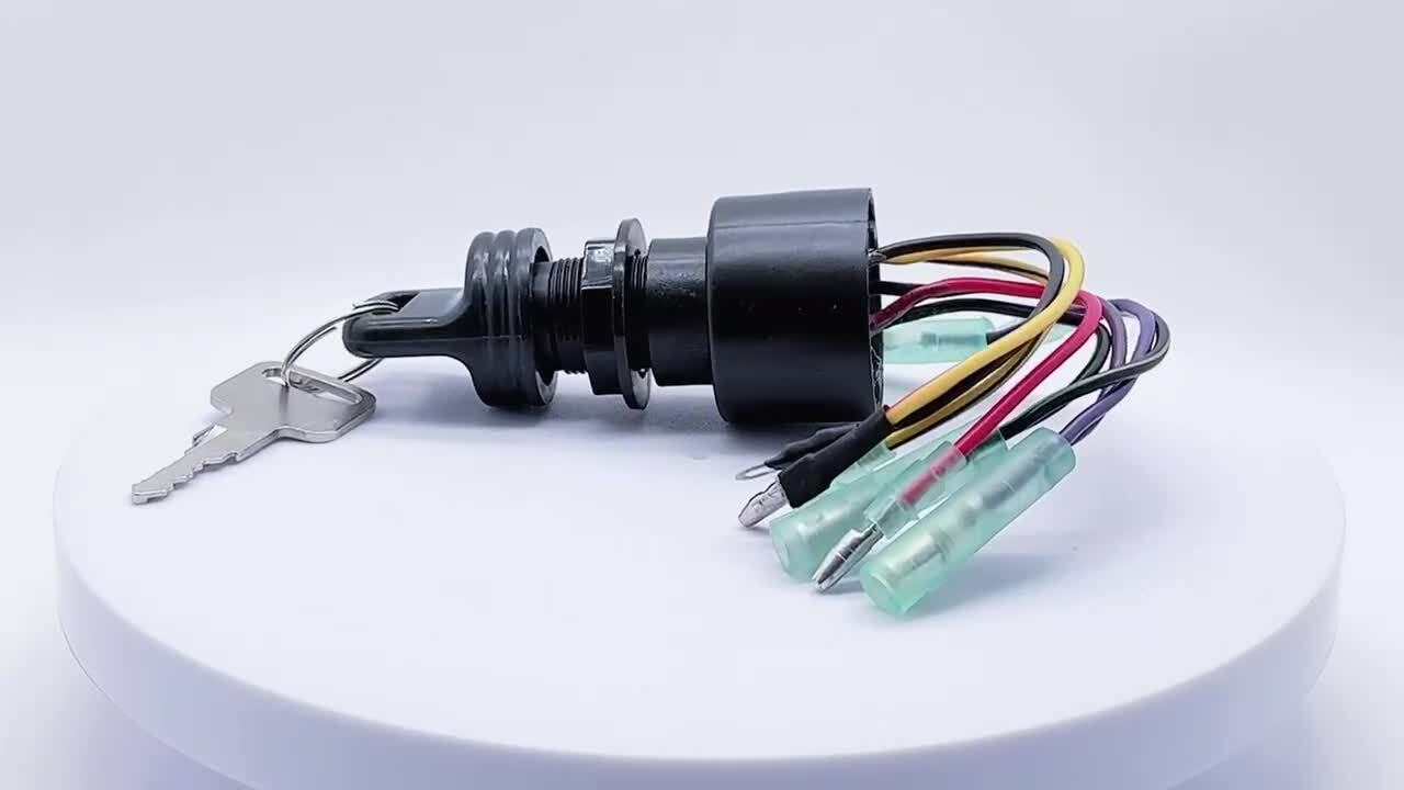 Ignition Key Switch MP41070-2 87-17009A5 for Mercury Marine Outboard Replacement