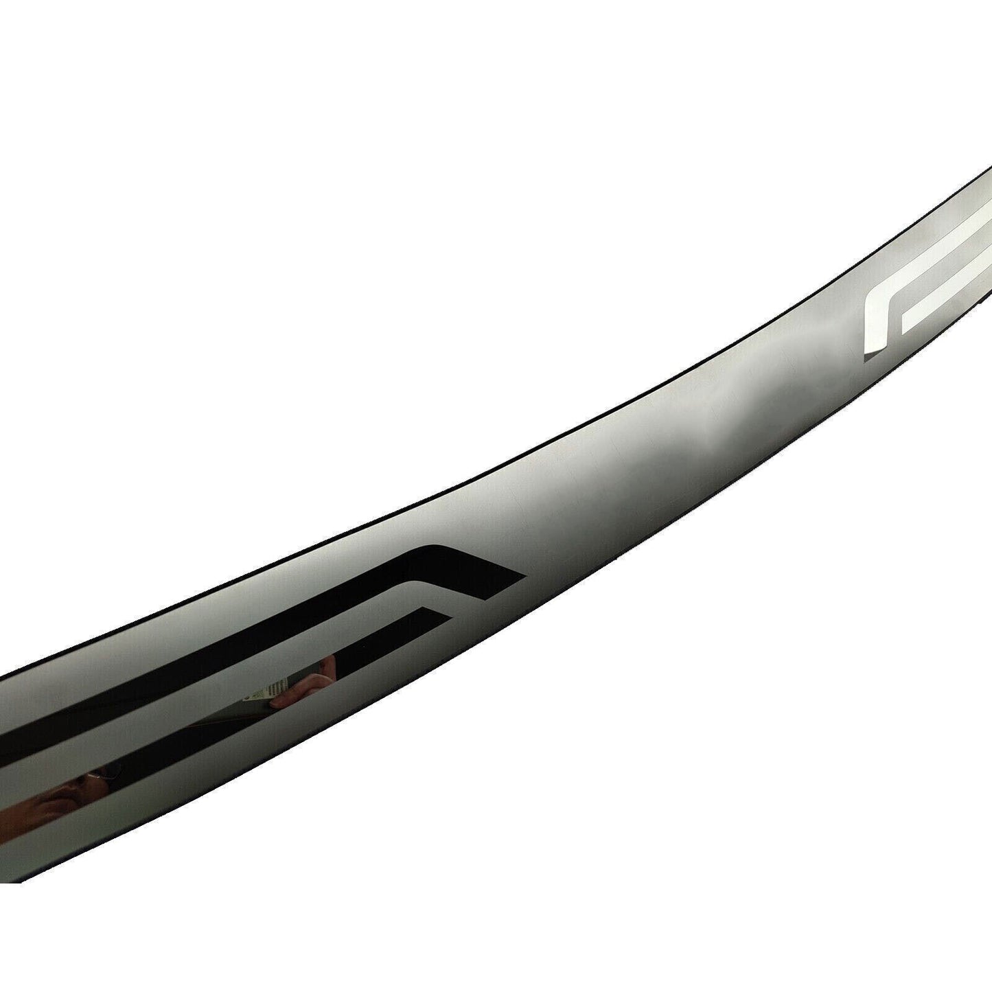Silver Rear Bumper Protector Scuff Plate Cover 2022-23 for Mitsubishi Outlander