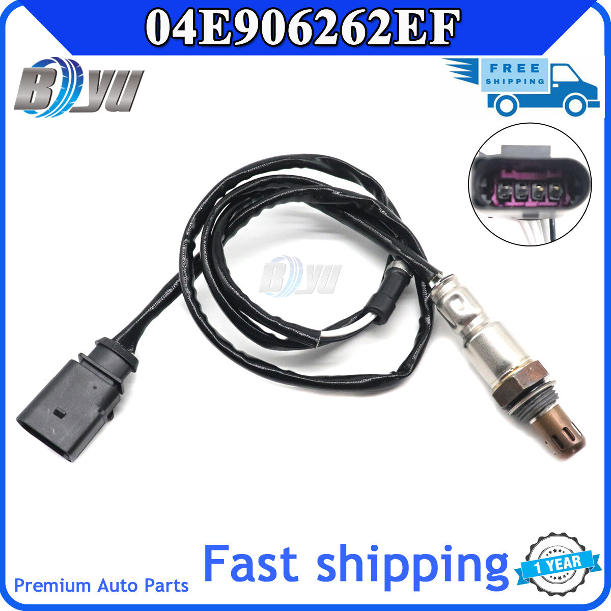 Brand new 04E906262EF, downstream application is suitable for Audi A3 8VF 16-18 O2 oxygen sensor. v