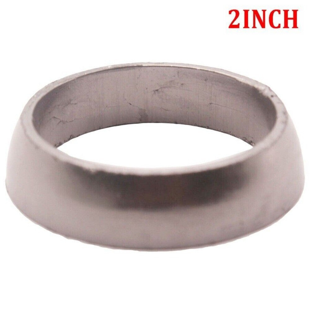 2x 2 ID Flexible Graphite Auto Car Muffler Exhaust Pipe Gaskets Accessories New n
