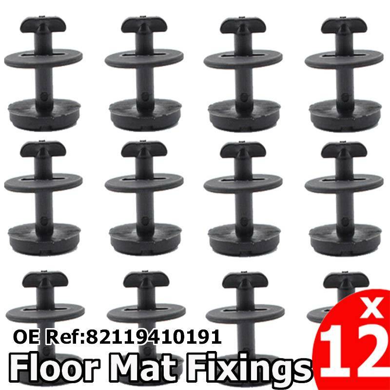 12 SET Twist Lock Floor Mat Carpet Clips for BMW / for MINI E36 E46 E38 E39 Holder Q