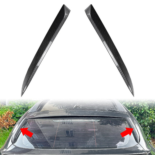 Rear Window Side Spoiler Wings Lip Body Kit Fit for BMW X6 X6M E71 E72 2008-2014 Q