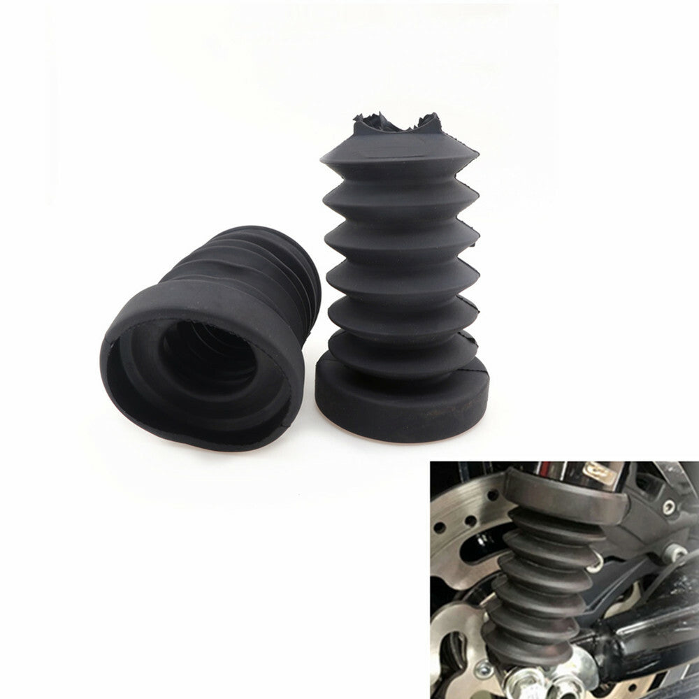 Rear Shock Absorber Fork Cover Gaiter Gator Boot for Harley Electra Glide 97-13 Q