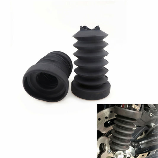Rear Shock Absorber Fork Cover Gaiter Gator Boot for Harley Electra Glide 97-13 Q