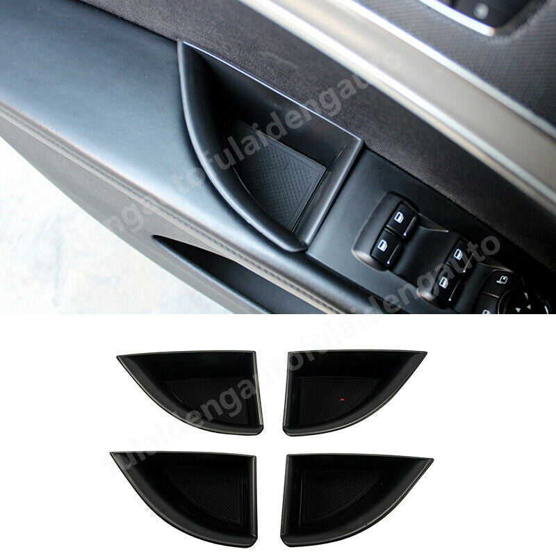 for Lincoln MKX 2016-2018 Black Interior Side Door Storage Box Holder Container