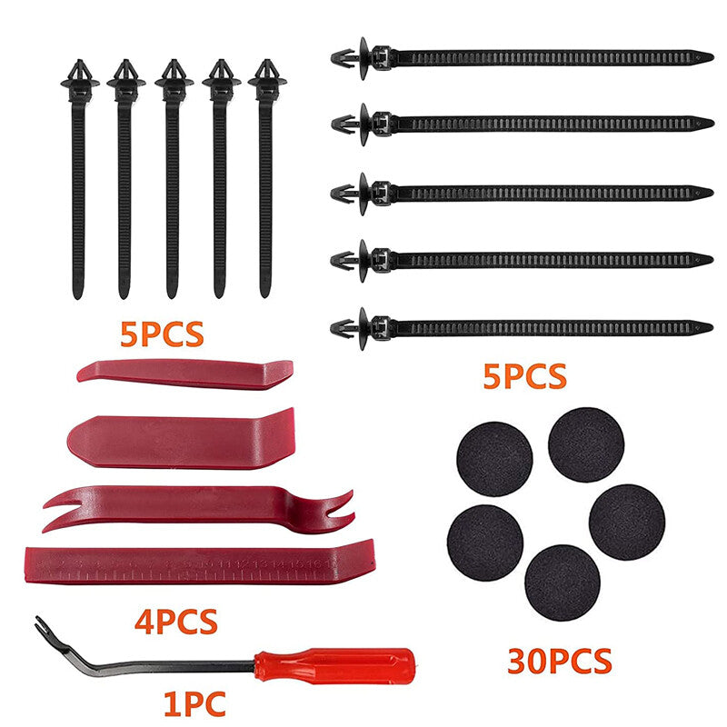 745¡ÁCar Push Pin Rivet Trim Panel Fastener Clip Molding Assortment Box W/ Tools v