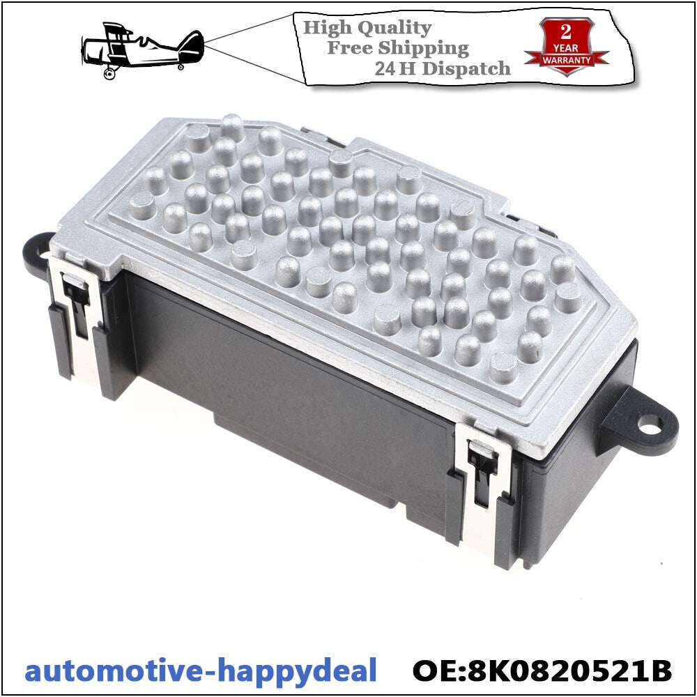 Heater Blower Fan Motor Resistor 8K0820521B for Audi A4 B8, A5 8T, for A8 4H, Q5 8R