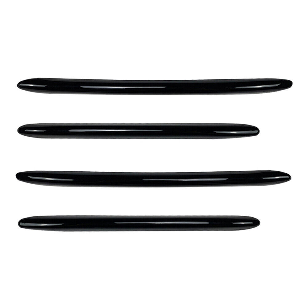for Mercedes C-Class W206 Front Bumper Splitter Fins Body Spoiler Canards Black