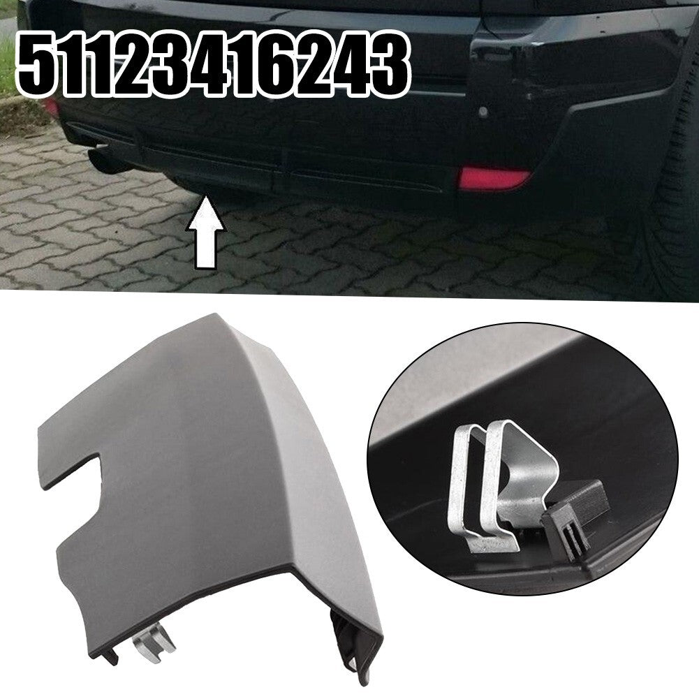 Rear Bumper Tow Bar Hole Cover Cap For E83 X3 2006-2010/51123416243/Plastic v