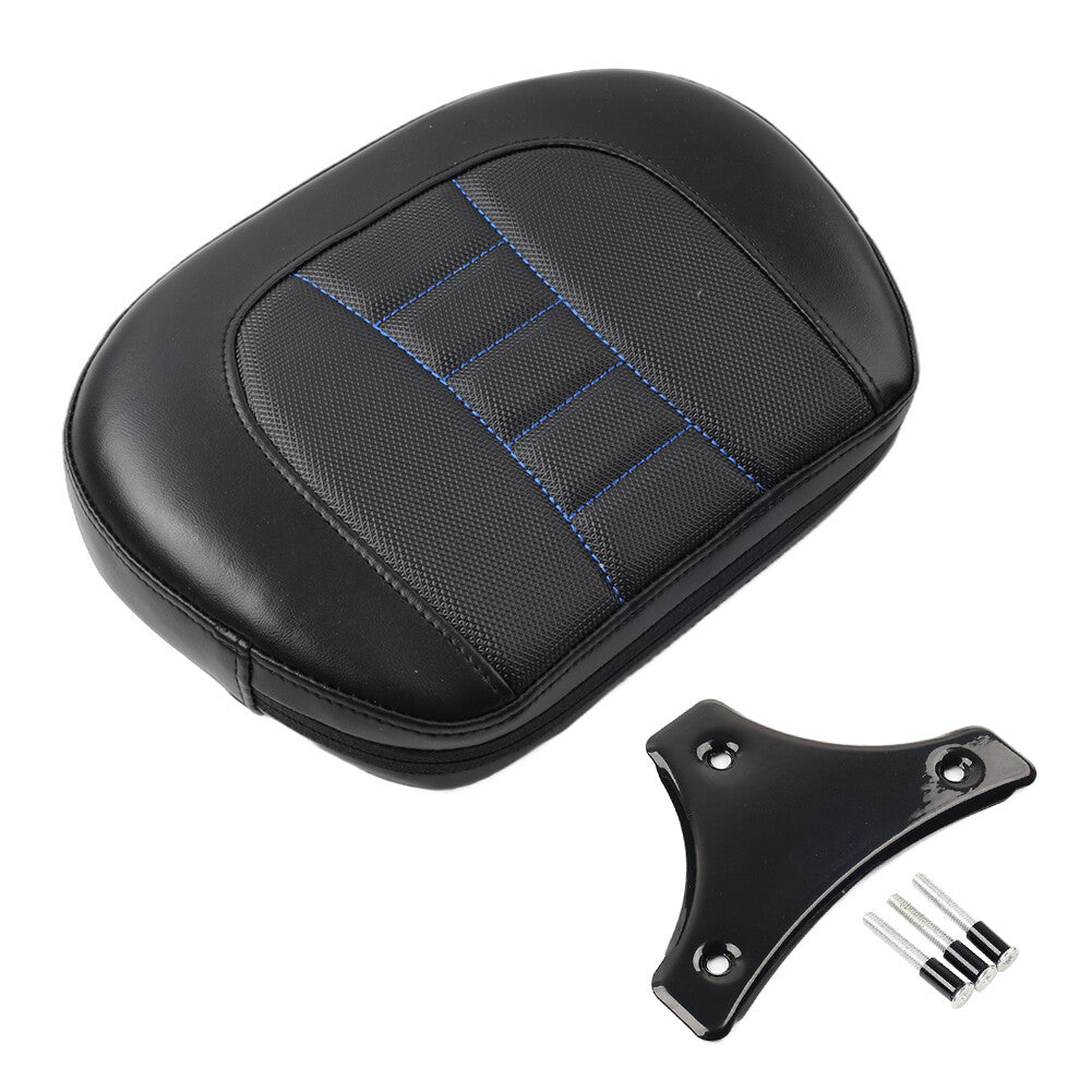 Passenger Sissy Bar Backrest Pad Bracket Fit for Harley Touring Electra Street Glide Q