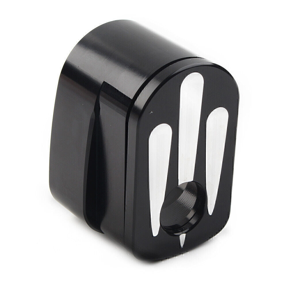 Billet Aluminum Black Ignition Switch Cover for Harley Street Road Glide