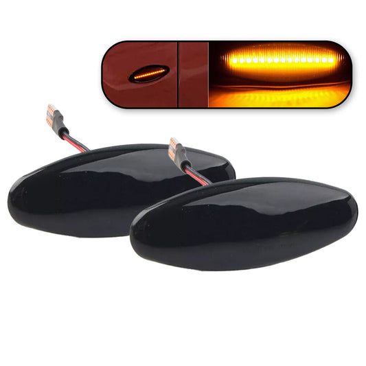 2pc Bumper Side Marker Turn Signal Light Fit for for Jaguar S-Type XK8 XKR XJ X350 v