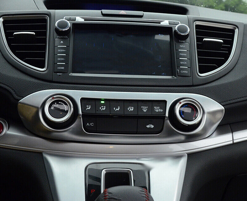 Center Console AC Switch Control Cover Trim Silver for Honda CRV CR-V 2012-2016