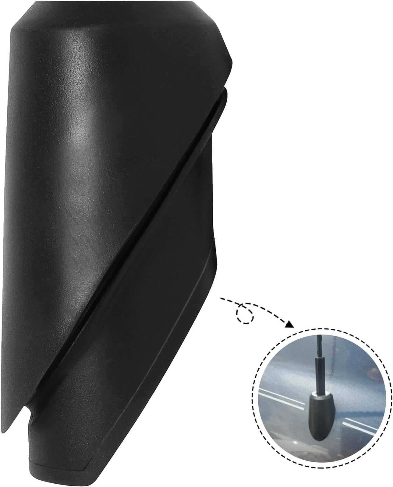 One-piece black antenna base suitable for 2014-2021 Tundra 86392-0C030- n