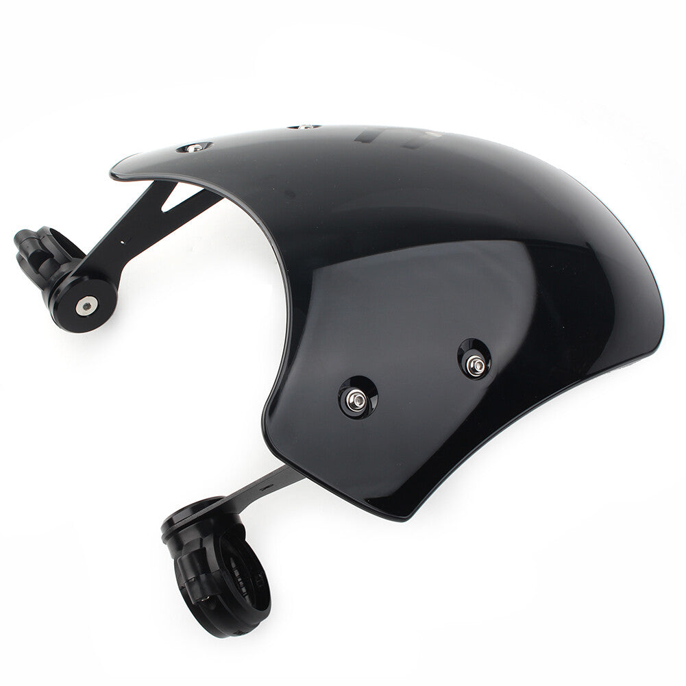 ABS Motorcycle Windscreen Windshield FIT for Harley Dyna Softail Black Q