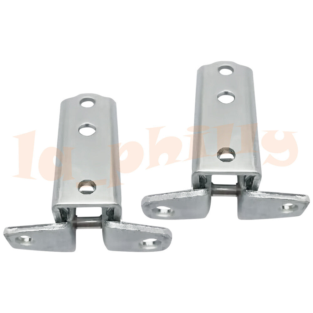 Pair Door Hinge Upper Side Fit for Mitsubishi 2007-2020 for Outlander Front Left + Right Q