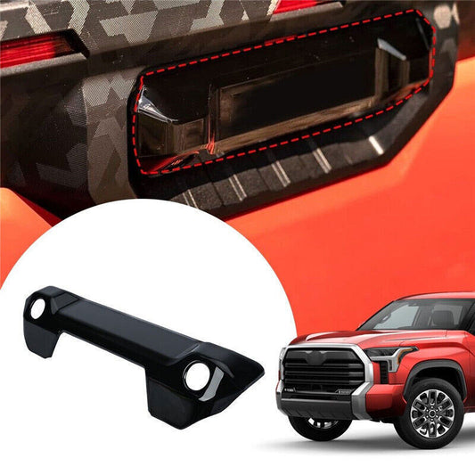 Gloss Black Rear Trunk Door Handle Moulding Cover Trim for Toyota Tundra 22-24