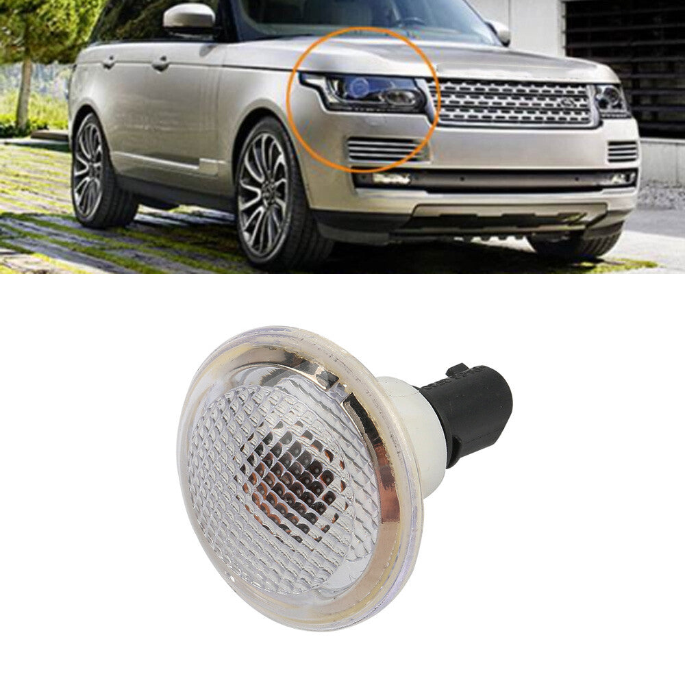 Clear Lens Side Indicator Repeater Light Replacement for Range Rover 2003-2012