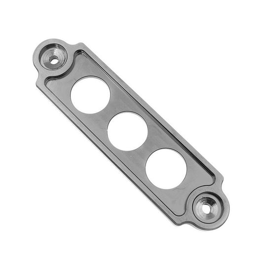 Gray Car Battery Tie Down Bracket Clamp Holder - Small Universal 45 x 170mm Q