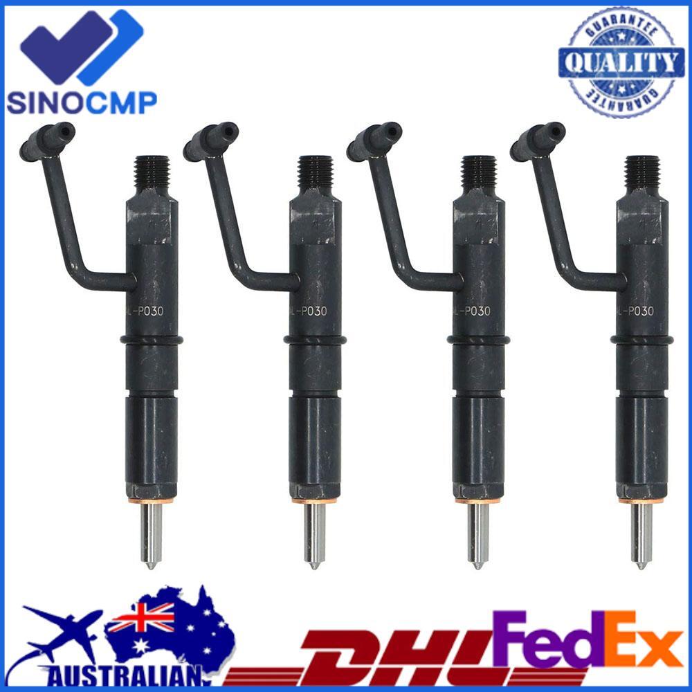 4PCS 4JB1 Fuel Injector 6646906 for Mustang Bobcat 843 853 1213 960 2060 Loader