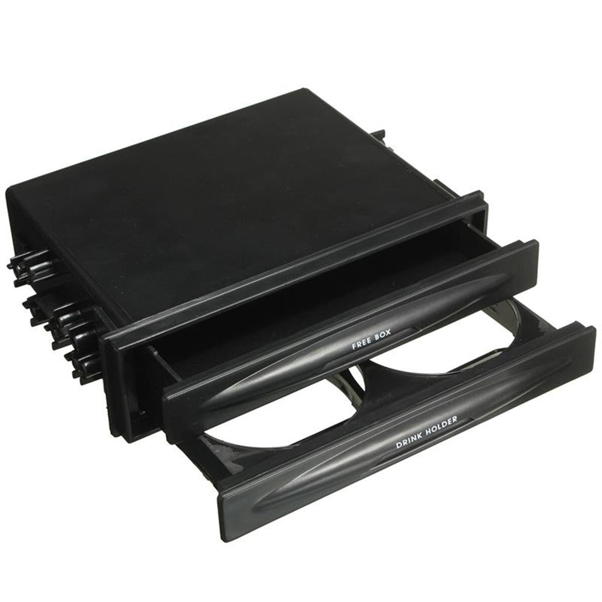 Automobile Car Double Din Dash Radio Installation Universal Pocket Storage Box