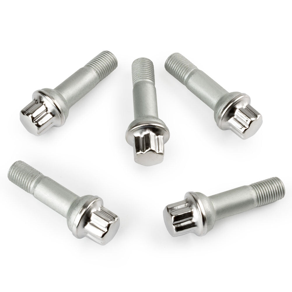 5X Lug Bolts Nuts 0009905407 for Mercedes-Benz ML550 S500 GLK350 S550 CL500