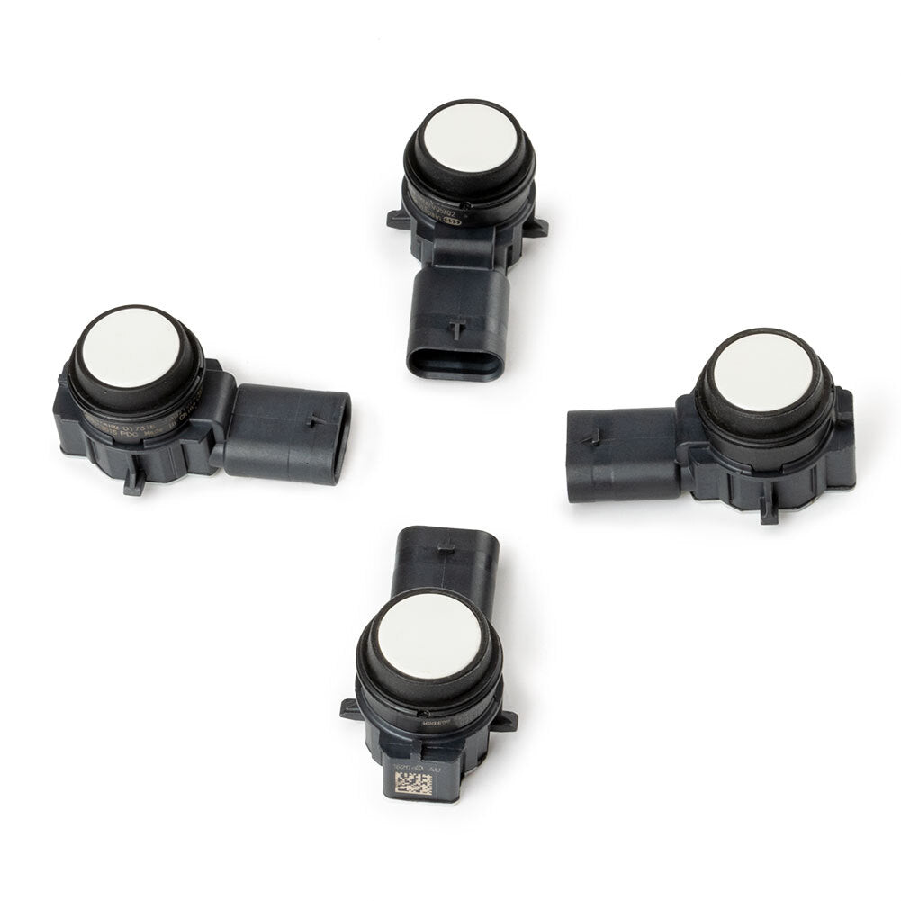 4PCS White Bumper PDC Parking Sensor 66209261587 for BMW F20 F22 F30 F31 F84 F80