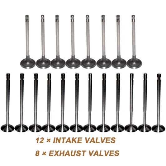 12-piece inlet and 8-piece drain valve set suitable for Jetta and for Audi A4 seats, for SKODA 1.8 turbo DOHC. n