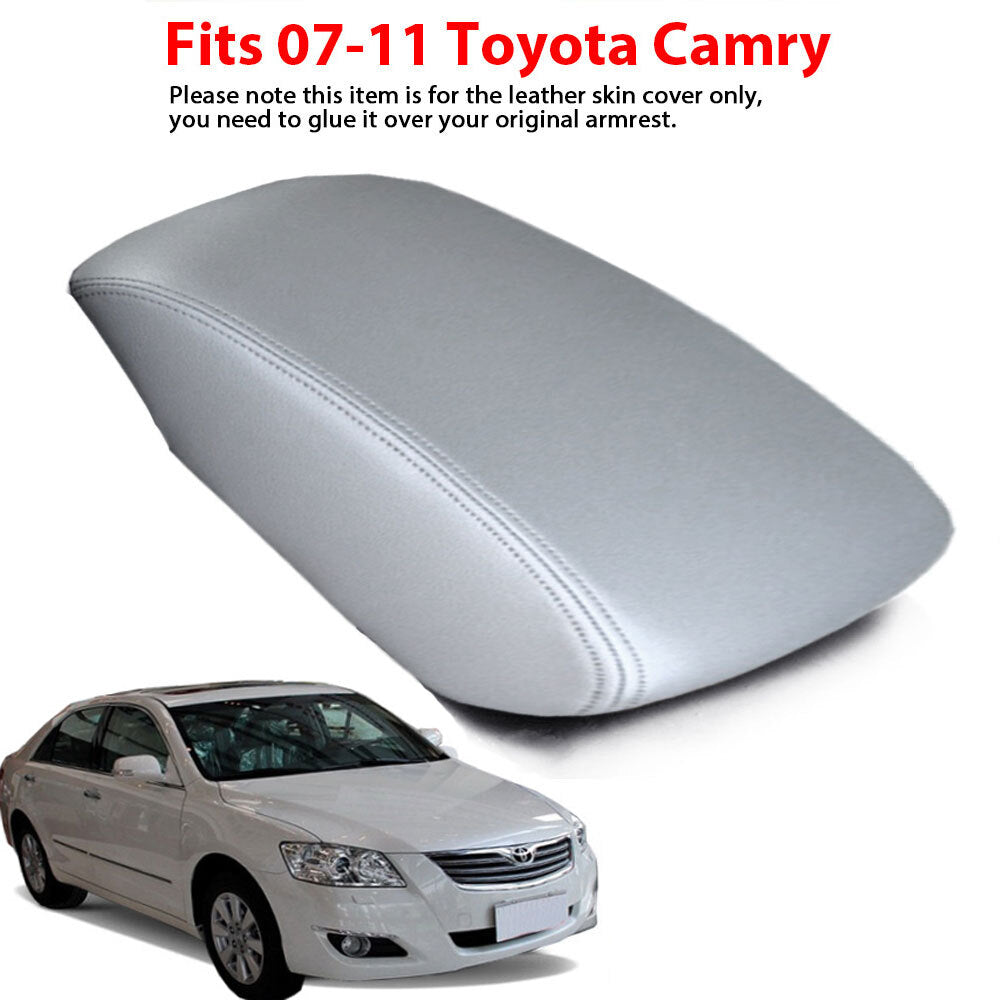 Suitable for 2007, 2008, 2009, and 2010 for Camry console cover and armrest vinyl protective cover, gray. n