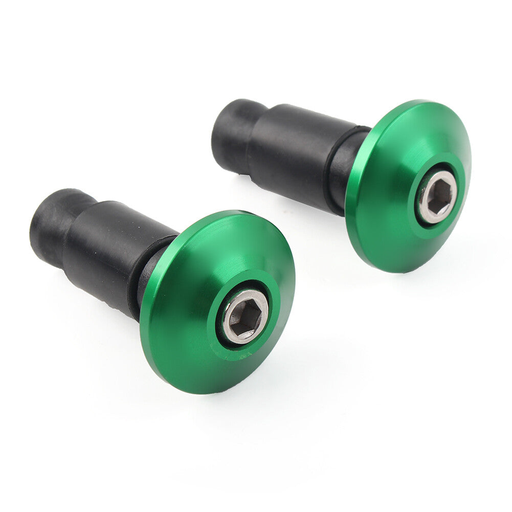 Green CNC 7/8 Handle Bar End Weights Handlebar Grips Cap Plugs Dirt bike