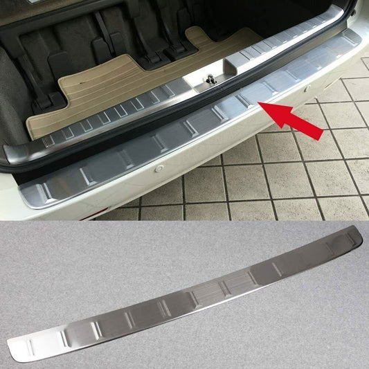 for Toyota for Sienna 2018-20 Silver Steel Outside Rear Bumper Sill Cover Guard Trim