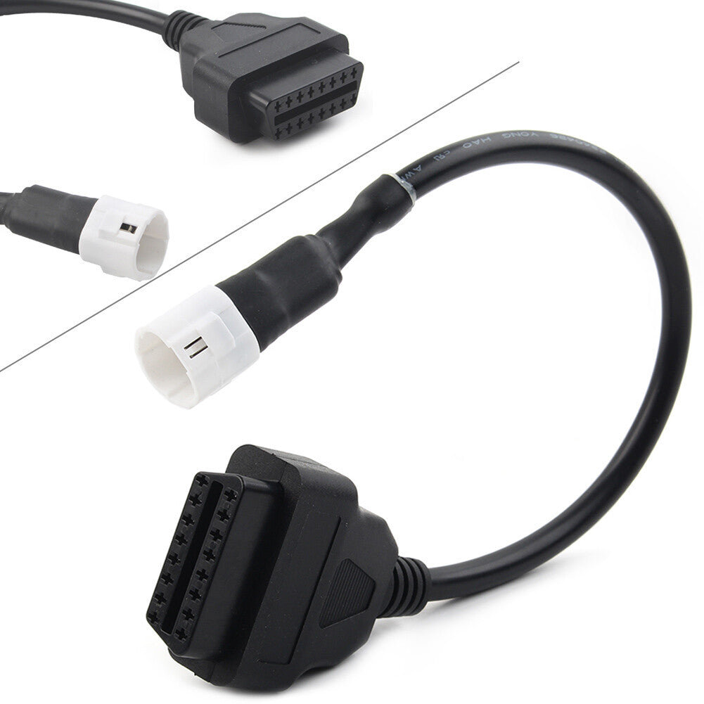3Pin to 16Pin OBD2 Diagnostic Scanner Adapter Cable for YAMAHA YZF-R125 MT-125 Q