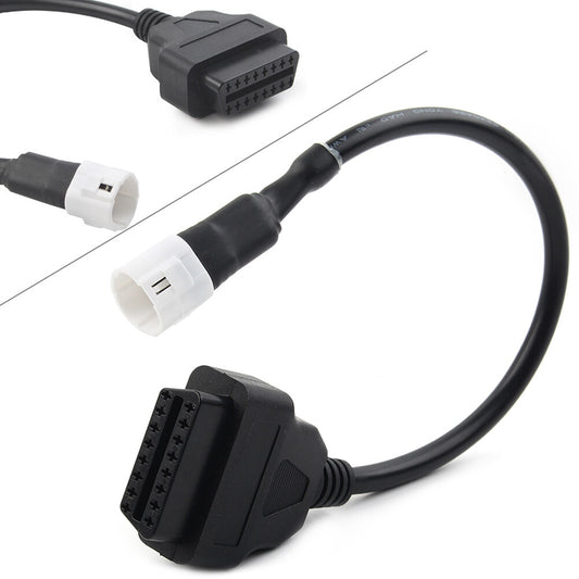 3Pin to 16Pin OBD2 Diagnostic Scanner Adapter Cable for YAMAHA YZF-R125 MT-125 Q