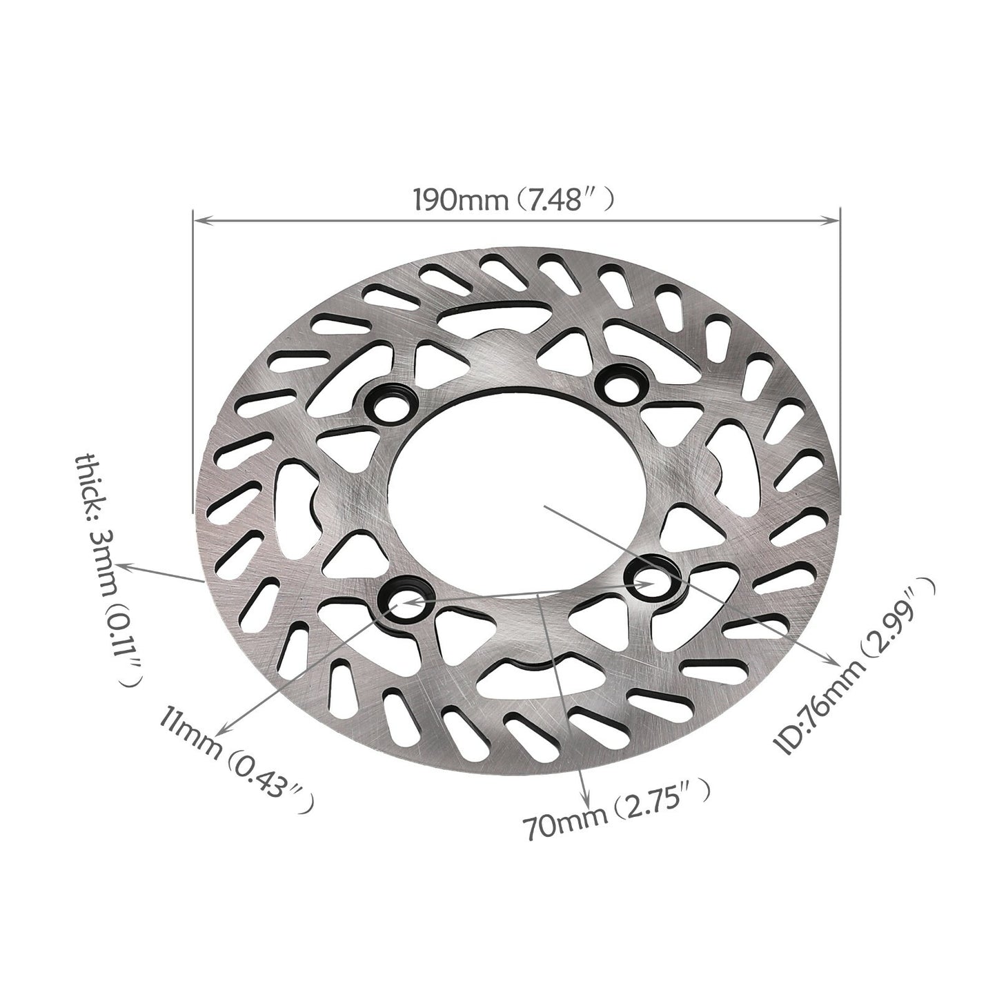 90/100-14 Rear Tire Rim and Disc Rotor Spocket Pit Bicycle Taodao SSR 125 150cc