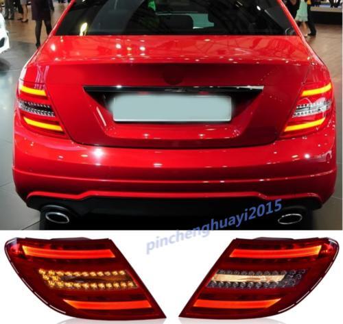 The W204 LED taillights are compatible with for Mercedes-Benz C-Class, C250, C300, C63, and AMG models.