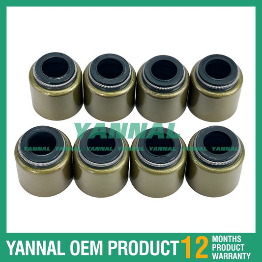 8X Valve Oil Seal for YUNNEI YN38GBZ Diesel Engine Laptop Parts