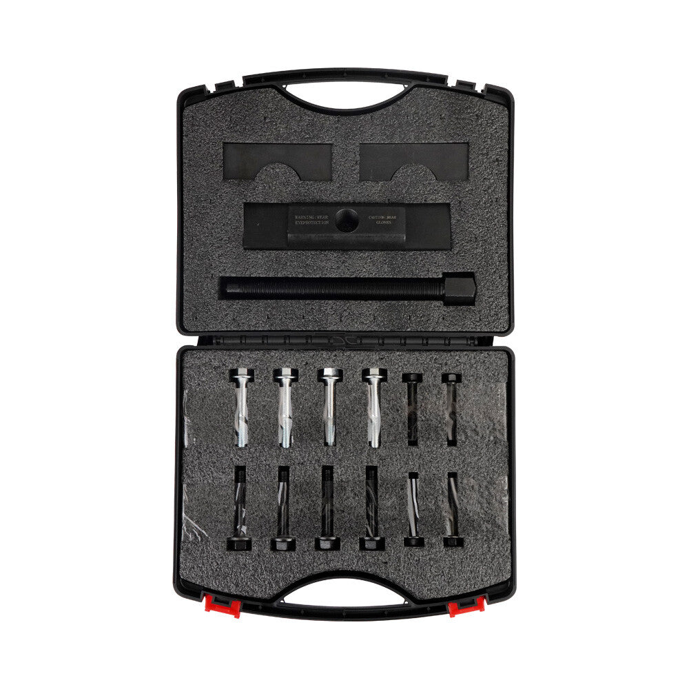 1* 60050 Heavy-Duty Yoke Puller Semi Truck Yoke Remover Tool Kit Black Q
