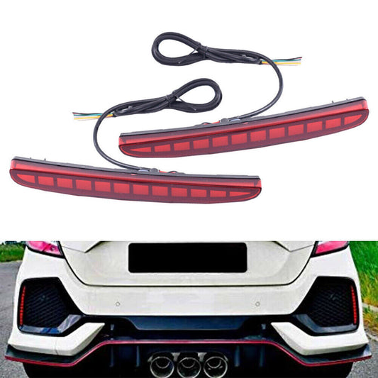 LED-Bremslicht Hecksto?stangenreflektor Fahrnebelscheinwerfer f¨¹r for Honda for Civic