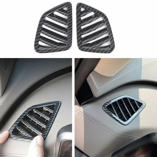 for Kia Carnival 2022-2023ABS Carbon Fiber Dashboard Upper Air Outlet Vent Cover