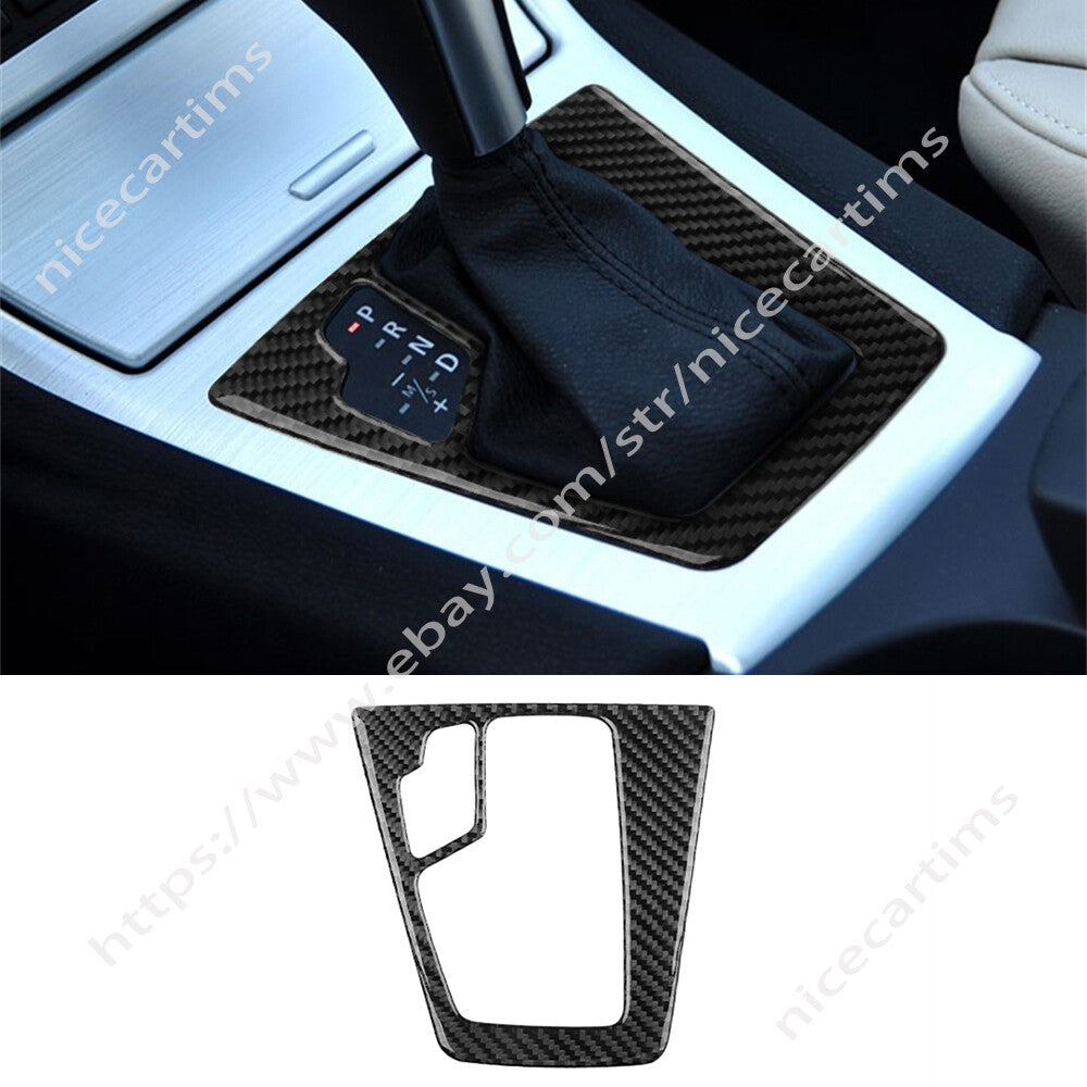 Carbon Fiber Central Control Gear Shift Box Panel Cover for BMW X3 E83 2004-2010