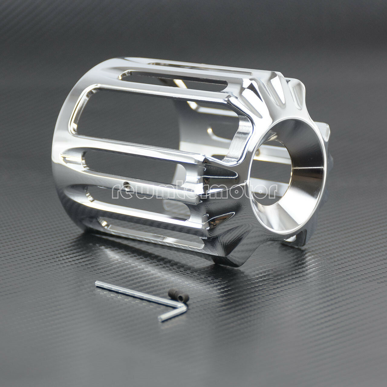 Motorcycle Aluminum Oil Filter Cover Cap Trim Fit For Touring Glide Softail Dyna Q