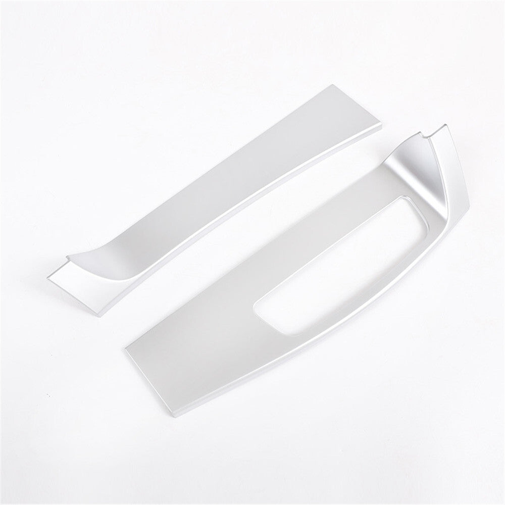 2¡ÁSilver ABS Dashboard Lower Panel Trim for Mercedes-Benz S Class W221 2008-2012