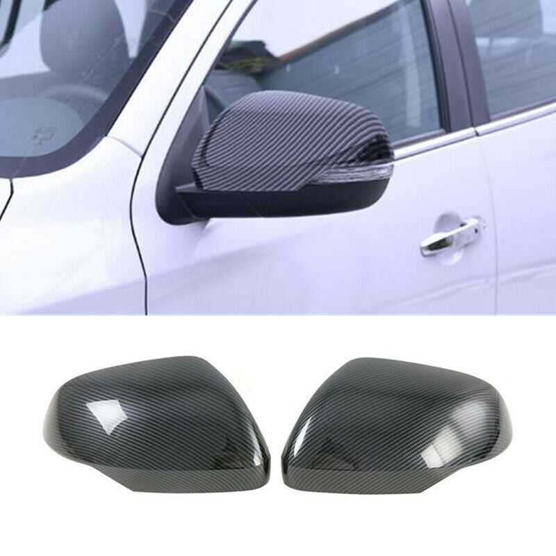 2X Side Rearveiw Mirror Cover Trim for Mitsubishi Montero Pajero Sport 2020 2021