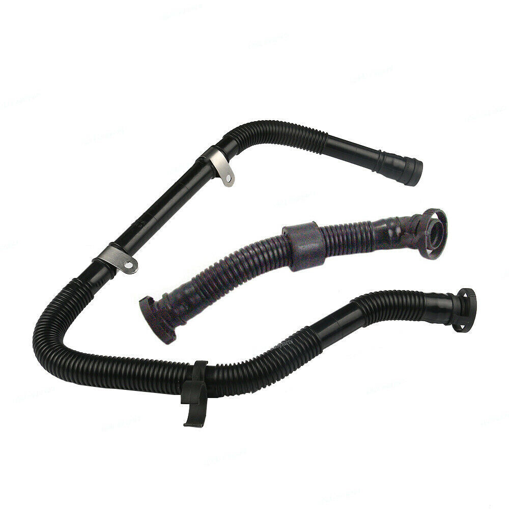 2Pcs Black Secondary Air Injection Pump Connector Hose for VW for Jetta for Golf for Audi A3 Q