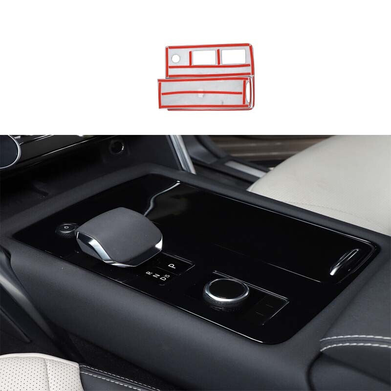 2021-23 Gear Shift Panel for Land Rover Discovery 5 Center Console Glossy Black