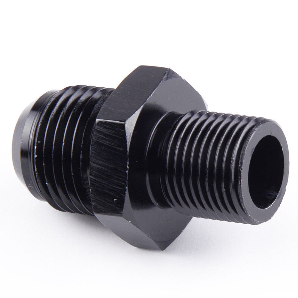 Black Male 10 AN 10AN AN-10 To M18 x 1.5 ( mm ) Metric Straight Fitting Q