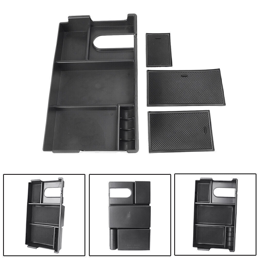 for Toyota Tundra 2014-2018 17 Car Armrest Storage Container Tray Center Console Q